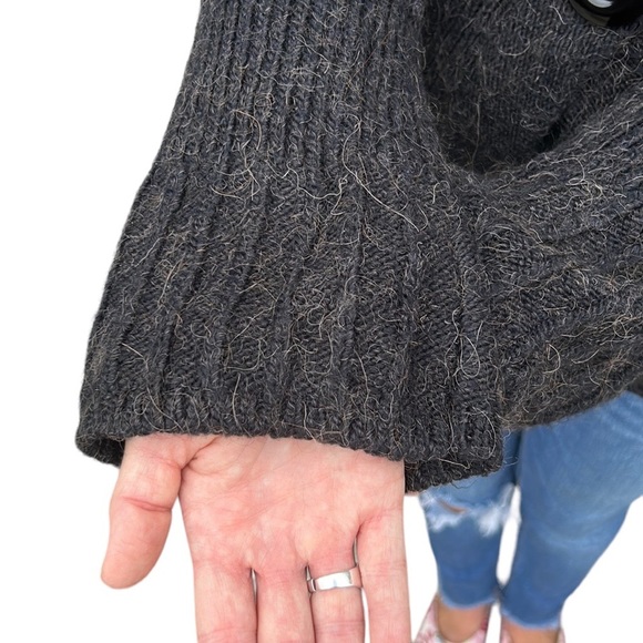 Vintage Vertigo Paris Anthropologie | Alpaca Shag Cardigan Sweater Bell … - Picture 6 of 9